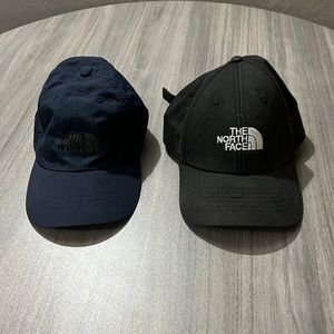 mens the north face adjustable hats blue black